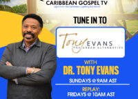 Dr. Tony Evans hosts a gospel TV show on Caribbean Gospel TV.