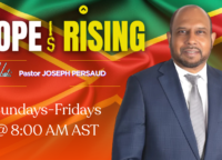 Radio show promo featuring host Joseph Persaud and show times.